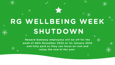 RG announces our third Wellbeing Week Shutdown!